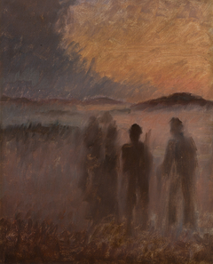 Men of Skagen returning from the hunt by Laurits Tuxen