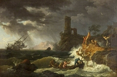 Midday: Storm and Shipwreck by Anonymous