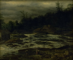 Mountain Scenery with Waterfall by Jan van Kessel the Elder