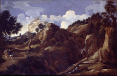 Mountainous Landscape with Approaching Storm by Gaspard Dughet