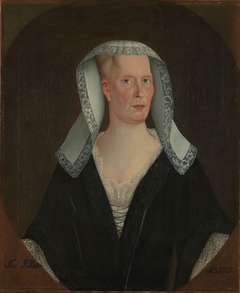 Mrs. Vicar Maren Lemvig, b. Stoltenberg, 1725 by Peter Petersen Batta