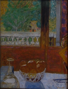 Nature morte devant la fenêtre by Pierre Bonnard