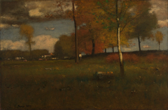 Near the Village, October by George Inness