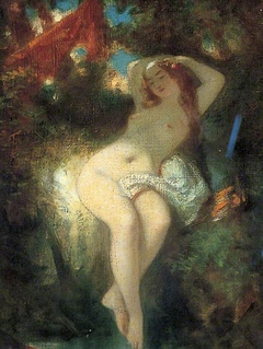 Nymph Reclining in a Wood by Narcisse Virgilio Díaz