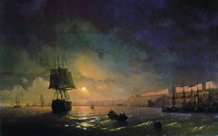 Odessa at Moonlight by Ivan Ayvazovsky