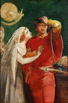 Othello and Desdemona by John Everett Millais