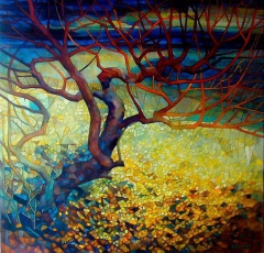 Paintings of Trees by Elisabetta Trevisan