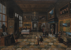 Party Scene by Bartholomeus van Bassen