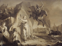 Perseus and Andromeda. Allegory of the liberation of the Netherlands by Prince Frederik Hendrik by Unknown Artist