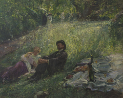 Picnic by Ludwig Dettmann