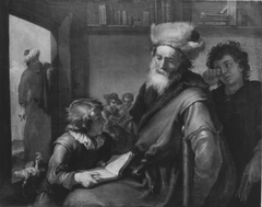 Plato von Diogenes verhöhnt by Hendrick Bloemaert