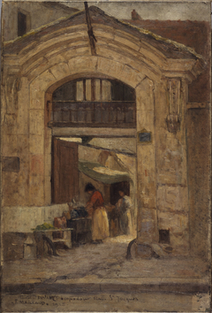 Porte rue Saint-Jacques by Fernand Maillaud