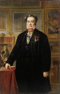 Portrait de l'architecte Jacques Ignace Hittorf by Félix-Joseph Barrias