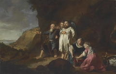 Portrait historié of Moses and Aaron beholding the promised land, 1633 by Thomas de Keyser