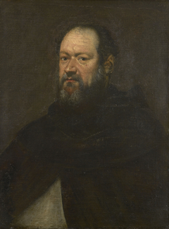 Portrait of a Dominican friar by attributed to Jacopo Tintoretto