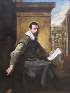 Portrait of a Man with a Sheet of Music by Domenico Fetti