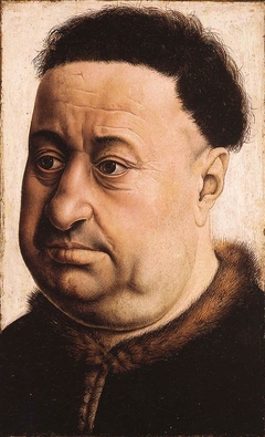 Portrait of a Stout Man by Robert Campin