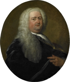 Portrait of Adriaen Paets, Director of the Rotterdam Chamber of the Dutch East India Company, elected 1734 by Dionys van Nijmegen