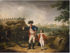 Portrait of Captain William Congreve with his Son William by Philip Reinagle the younger