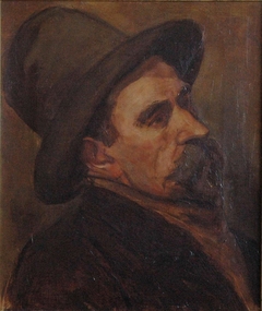 Portrait of Christian Leibbrandt by Theo van Doesburg