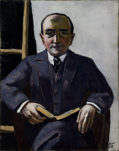 Portrait of Curt Glaser by Max Beckmann