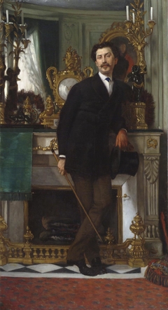 Portrait of Eugène Coppens de Fontenay by James Tissot