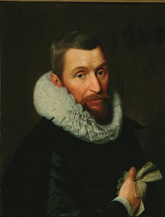 Portrait of Floris (van Overrijn) Schoterbosch by Cornelis Engelsz