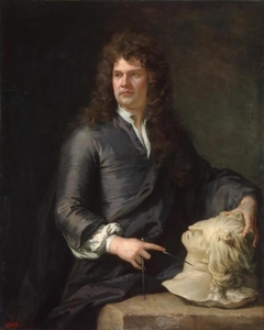 Portrait of Grinling Gibbons by Godfrey Kneller