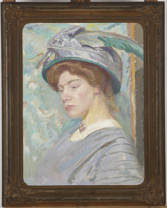 Portrait of Janina Stanisławska by Wojciech Weiss