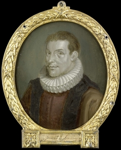 Portrait of Johan van der Does the Younger, Librarian in Leiden by Arnoud van Halen