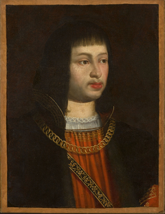 Portrait of Louis XI of France in a gold chain. by Anonymous