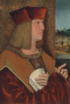 Portrait of Maximilian I by Bernhard Strigel