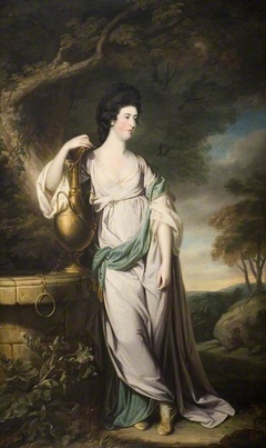 Portrait Of Miss Catherine Eld by Francis Cotes