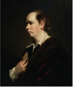 Portrait of Oliver Goldsmith (1728-1774), Playwright and Author by Joshua Reynolds