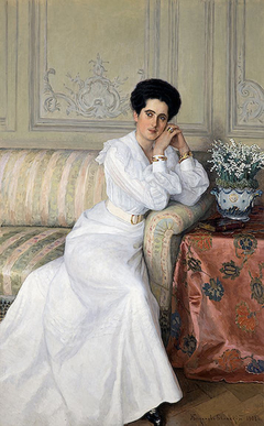 "Portrait of Princess D.Gorchakova" by Nikolay Bogdanov-Belsky