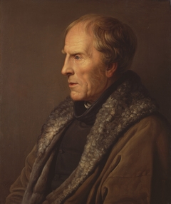 portrait of the Painter Caspar David Friedrich by Johann Karl Bähr