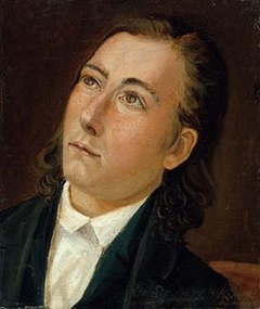 Portrait of the Painter Lars Hertervig by Niels Bjørnsen Møller