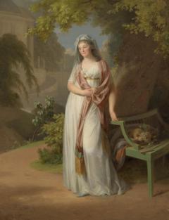 Porträt des Luise von Anhalt-Dessau (1750-1811) by Johann Friedrich August Tischbein