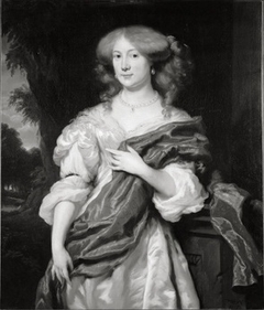 Porträt von Engelberta van Brienen (1653-1716), Gemahlin  von Paulus Voet van Winssen by Nicolaes Maes