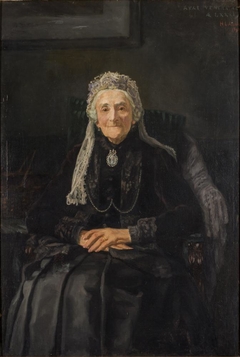 Portret Netje Asser by Hendrik Lodewijk Asser