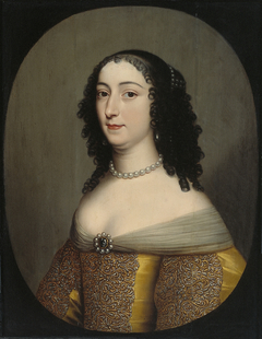 Portret van een dame by Gerard van Honthorst