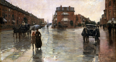 Rainy Day, Boston by Childe Hassam