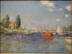 Red Boats, Argenteuil by Claude Monet