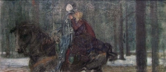 Rikeball og stolt Gudbjørg by Eilif Peterssen