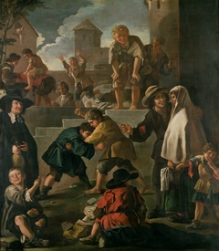 Riña de muchachos by Luca Giordano