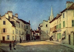 Rue de la Chaussée à Argenteuil by Alfred Sisley