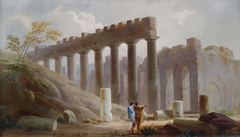 Ruins Landscape with Figures by Anonymous