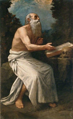 Saint Jerome by Alphonse Legros