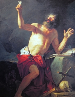 Saint Jerome Hears the Trumpet of the Last Judgment by Jacques-Louis David