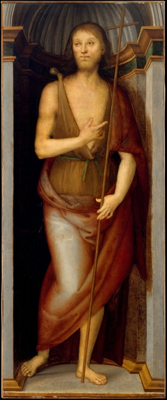 Saint John the Baptist; Saint Lucy by Pietro Perugino